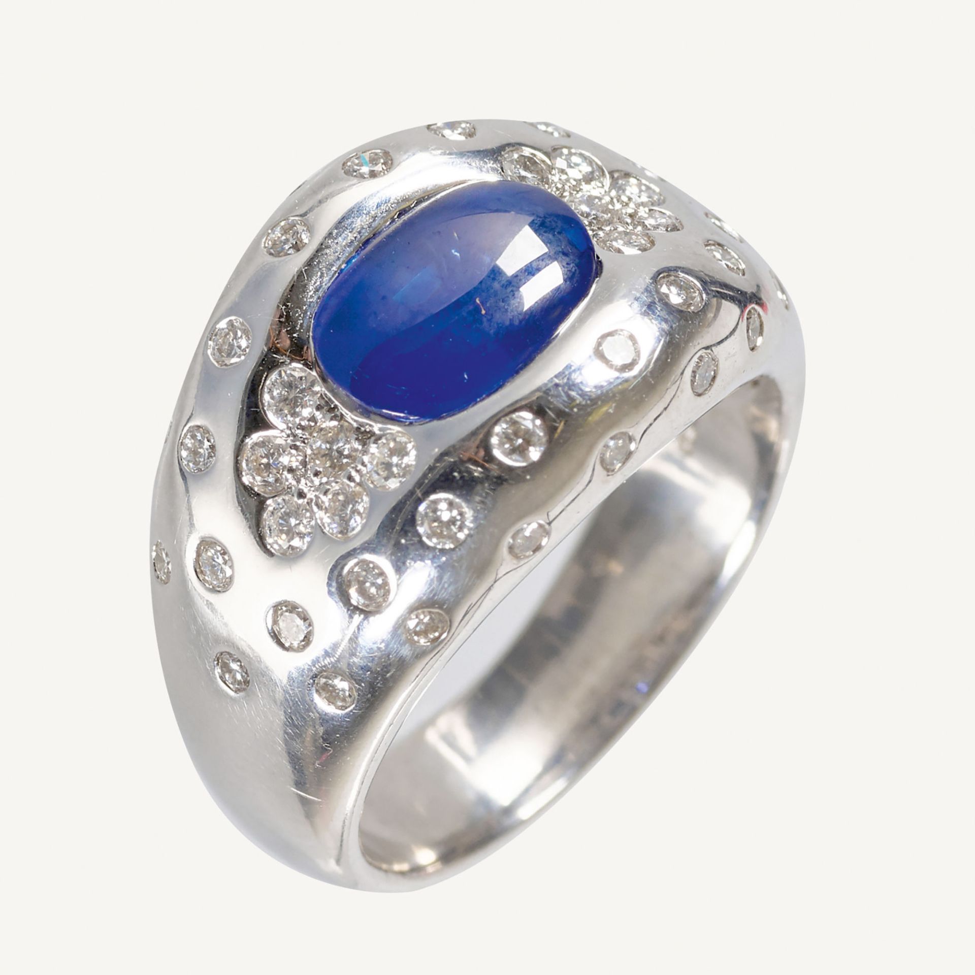 SAPHIR-BRILLANT-RING