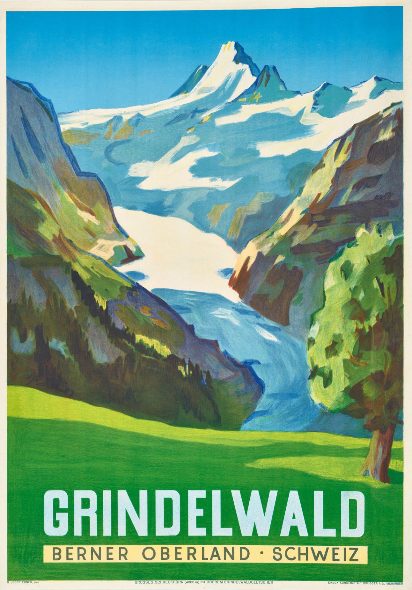 JEGERLEHNER, HANS: "Grindelwald".