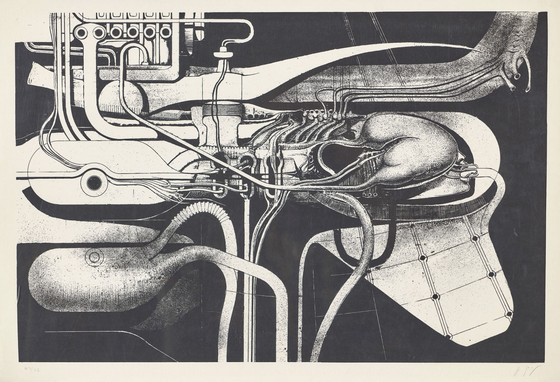 GIGER, HANS-RUEDI: Biomechanoid Serie.