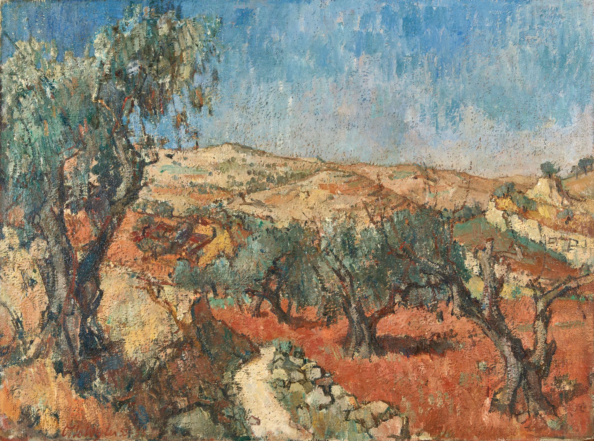 WYLER, OTTO: "Landschaft El Karem".