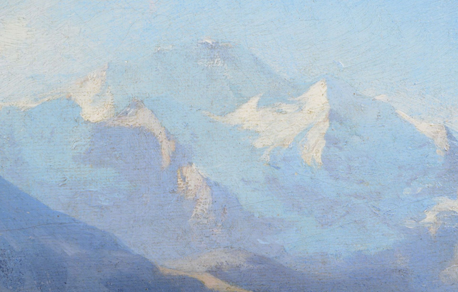 CALAME, ALEXANDRE: "La Jungfrau au matin". - Bild 5 aus 6