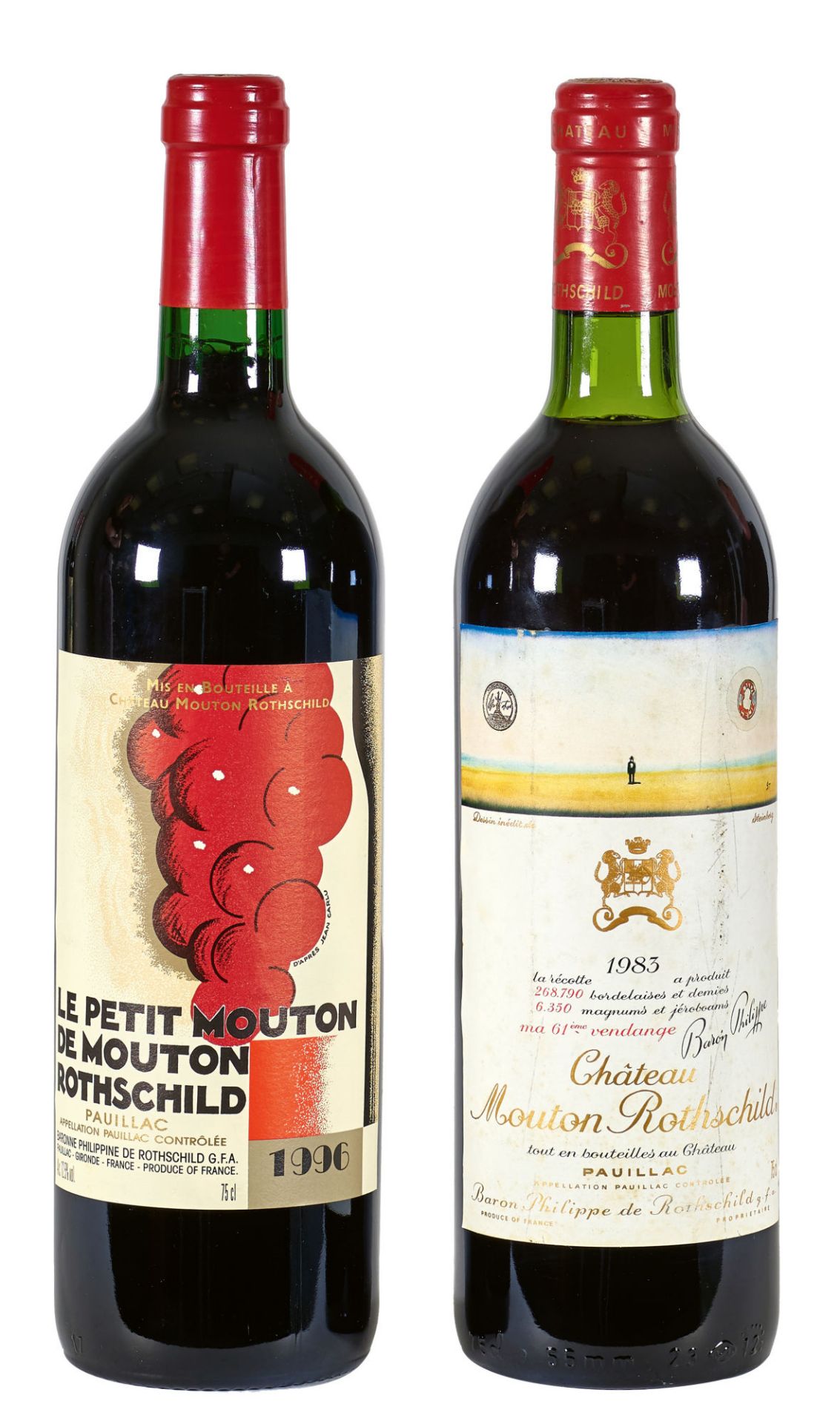 CHÂTEAU MOUTON ROTHSCHILD: Mixed Lot.