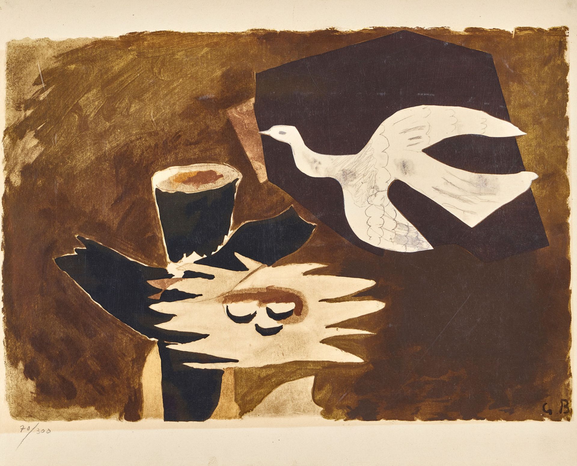 BRAQUE, GEORGES: "L'oiseau et son nid".