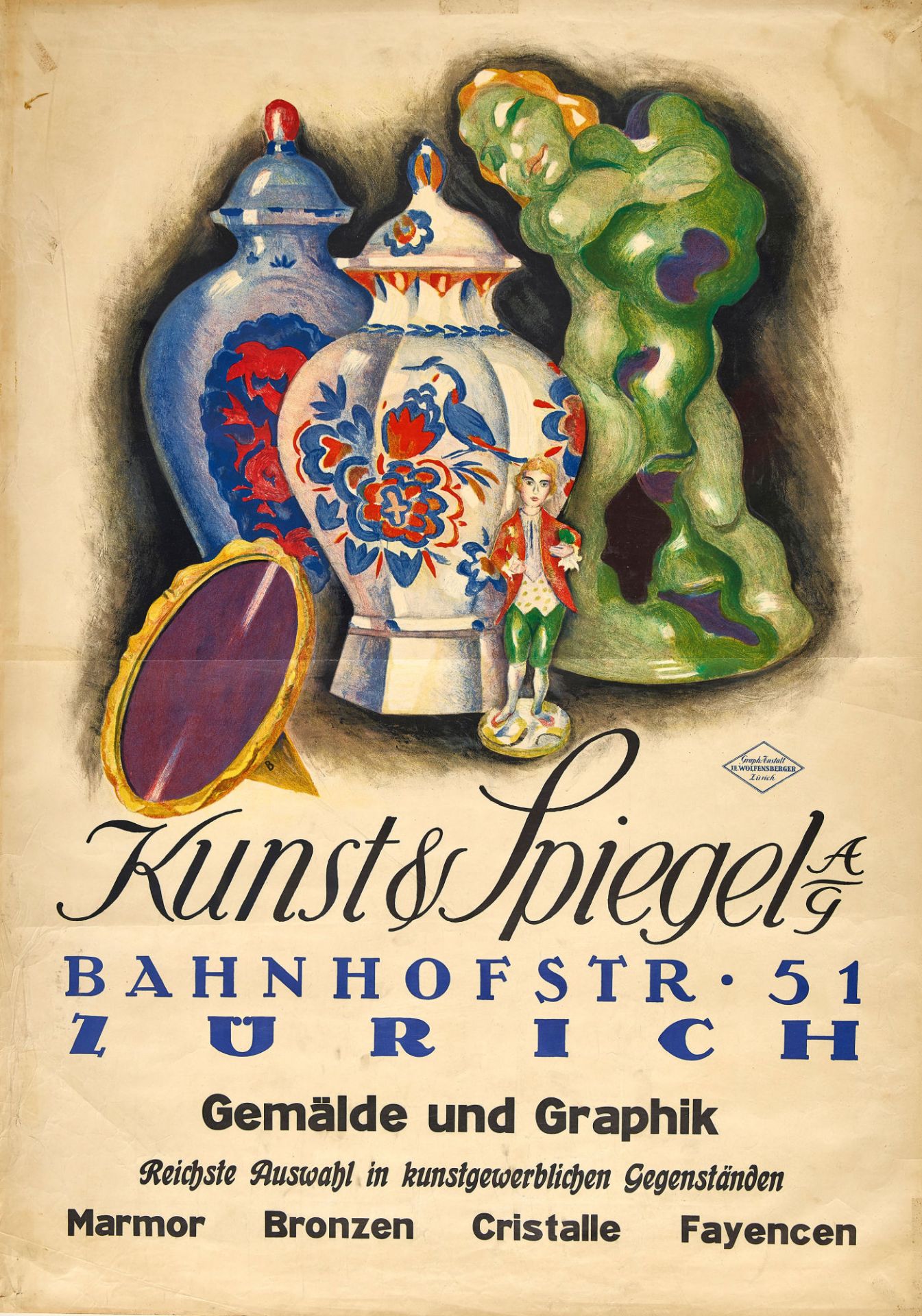 BAUMBERGER, OTTO: "Kunst & Spiegel".