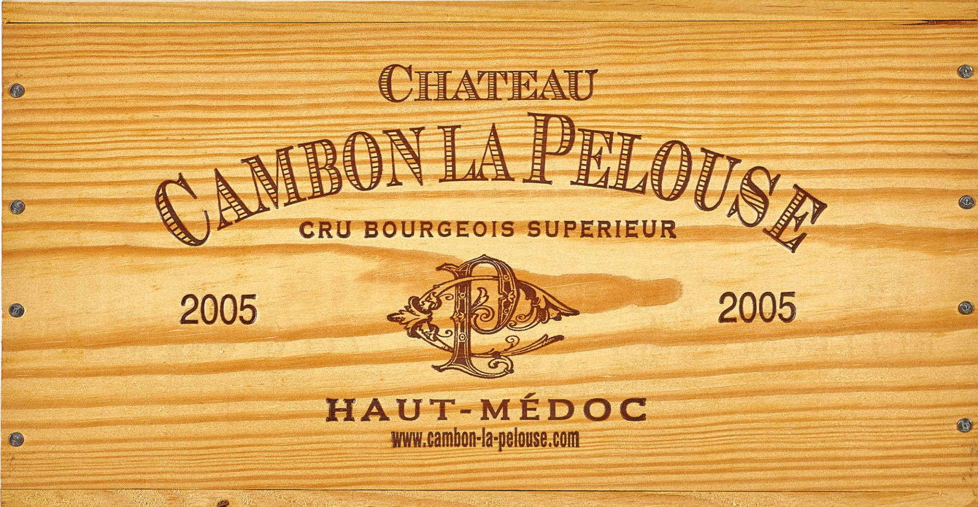 CHÂTEAU CAMBON LA PELOUSE: Haut-Médoc, Cru Bourgeois Supérieur, 2005.
