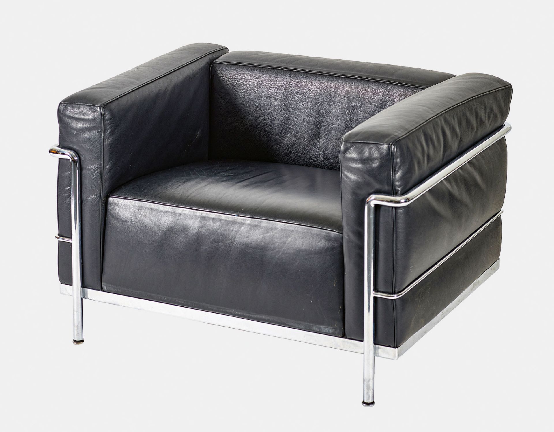 LE CORBUSIER (EIGTL. JEANNERET, CHARLES-ÉDOUARD): Sessel "Grand Comfort LC3" (Ausführung Cassina).