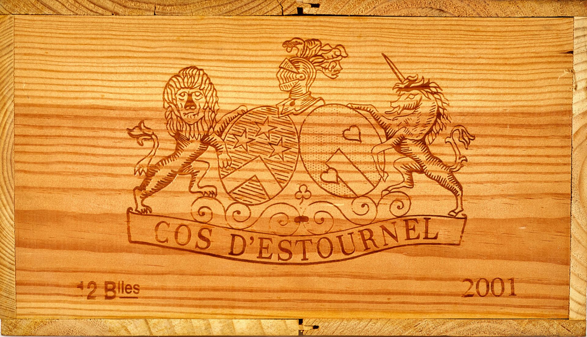 CHÂTEAU COS D'ESTOURNEL: Saint-Estèphe, Deuxième Grand Cru Classé, 2001.