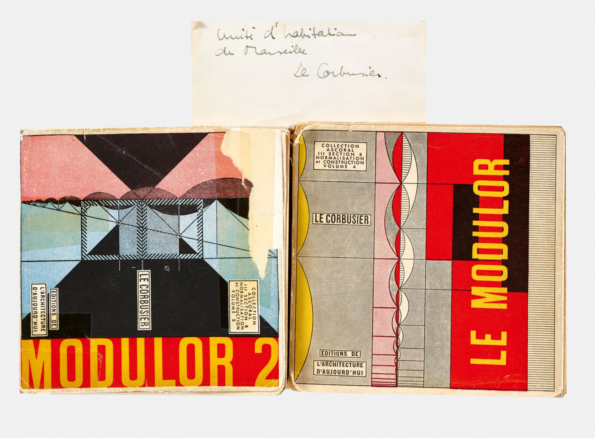 LE CORBUSIER (EIGTL. JEANNERET, CHARLES-ÉDOUARD): "Modulor" und "Modulor 2".