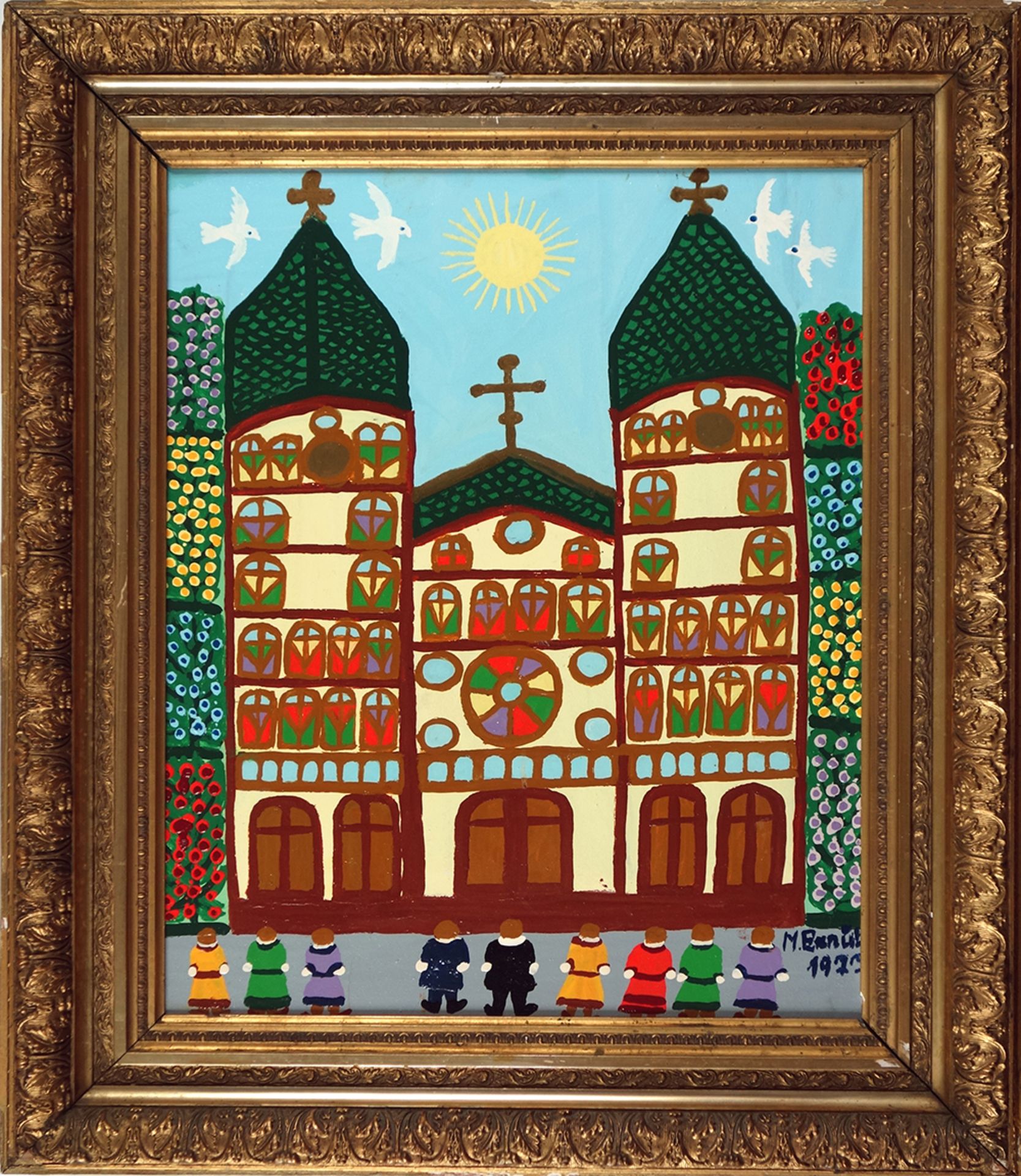 Minna Ennulat (1901–1985): Kirche (1977) - Bild 2 aus 3