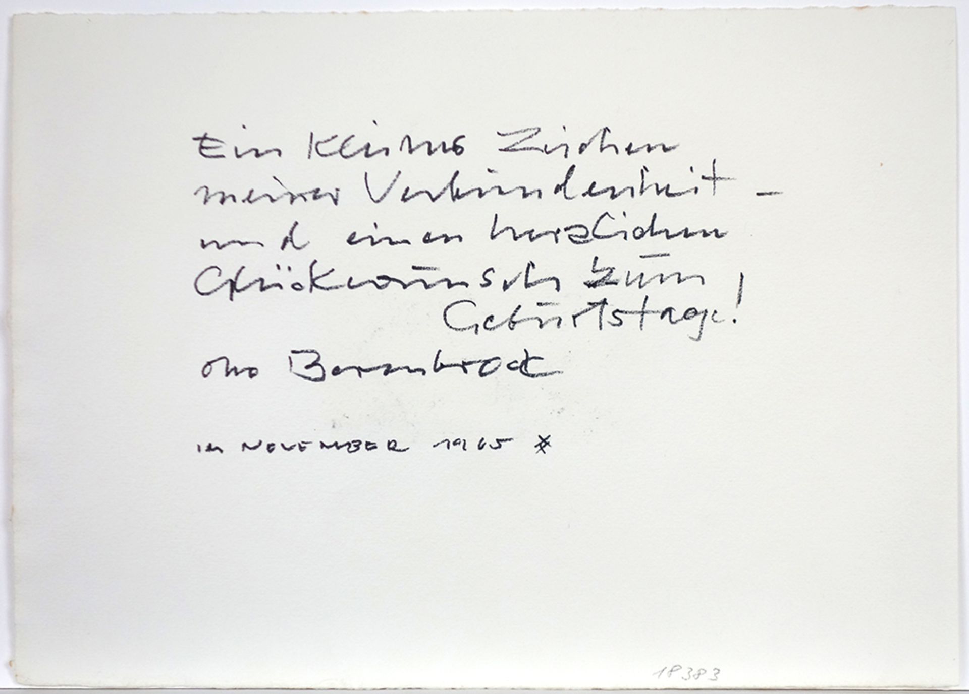 Otto Berenbrock (1907–1985): Ohne Titel (1965) - Bild 3 aus 3