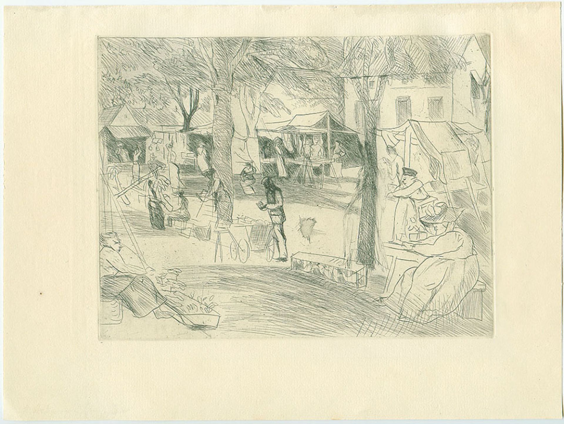 Rudolf Grossmann (1882–1941): Jahrmarkt / Schlachthof - Bild 2 aus 2