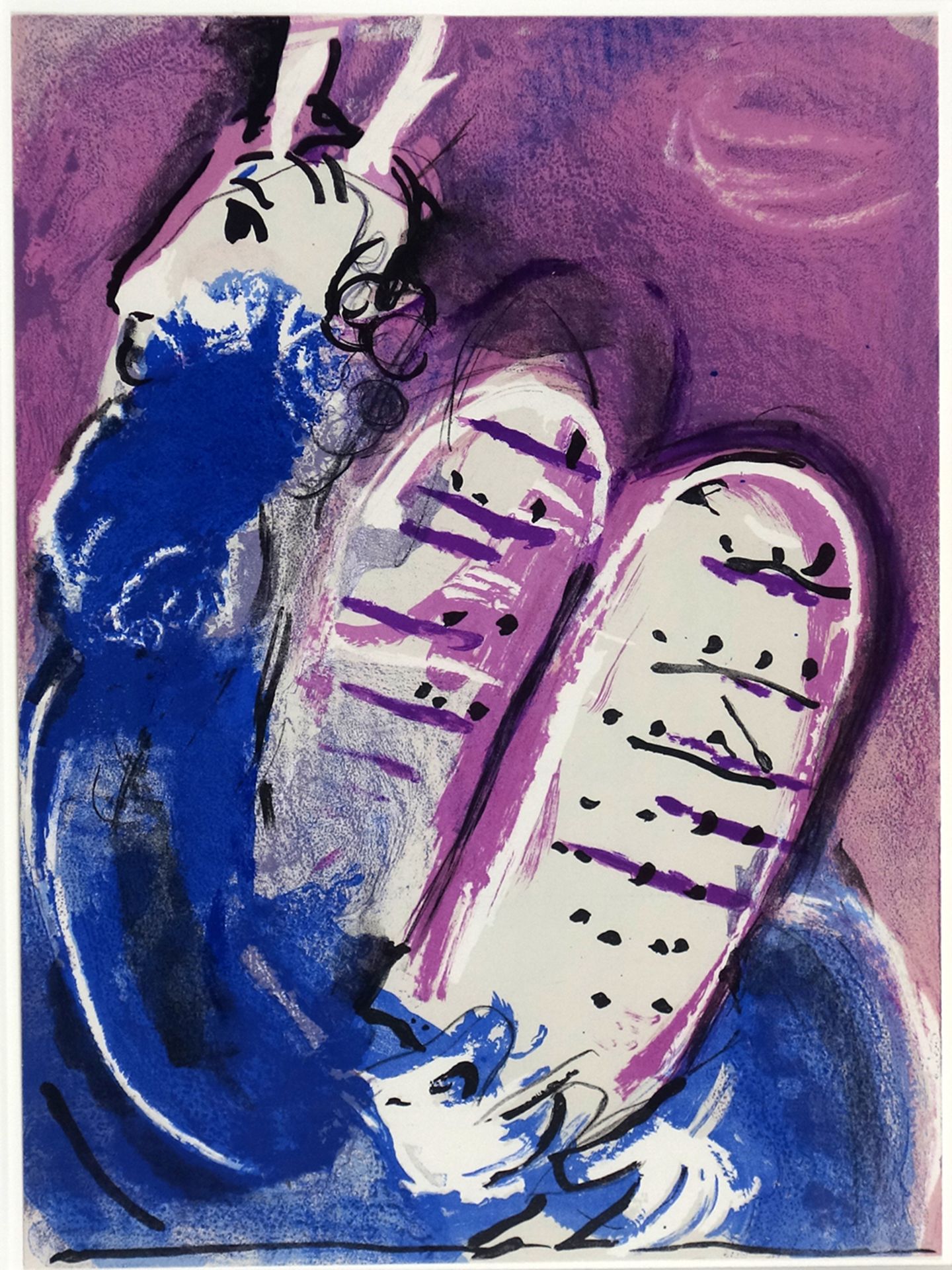 Marc Chagall (1887–1985): Moses (Bibel I) (1956)
