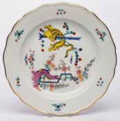 Speiseteller "Gelber Tiger", Meissen 20. Jh.