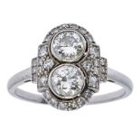 Art-Déco-Diamant-Ring 1925-30
