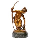 Bronze Karl Kretschmer: Diana, um 1900.