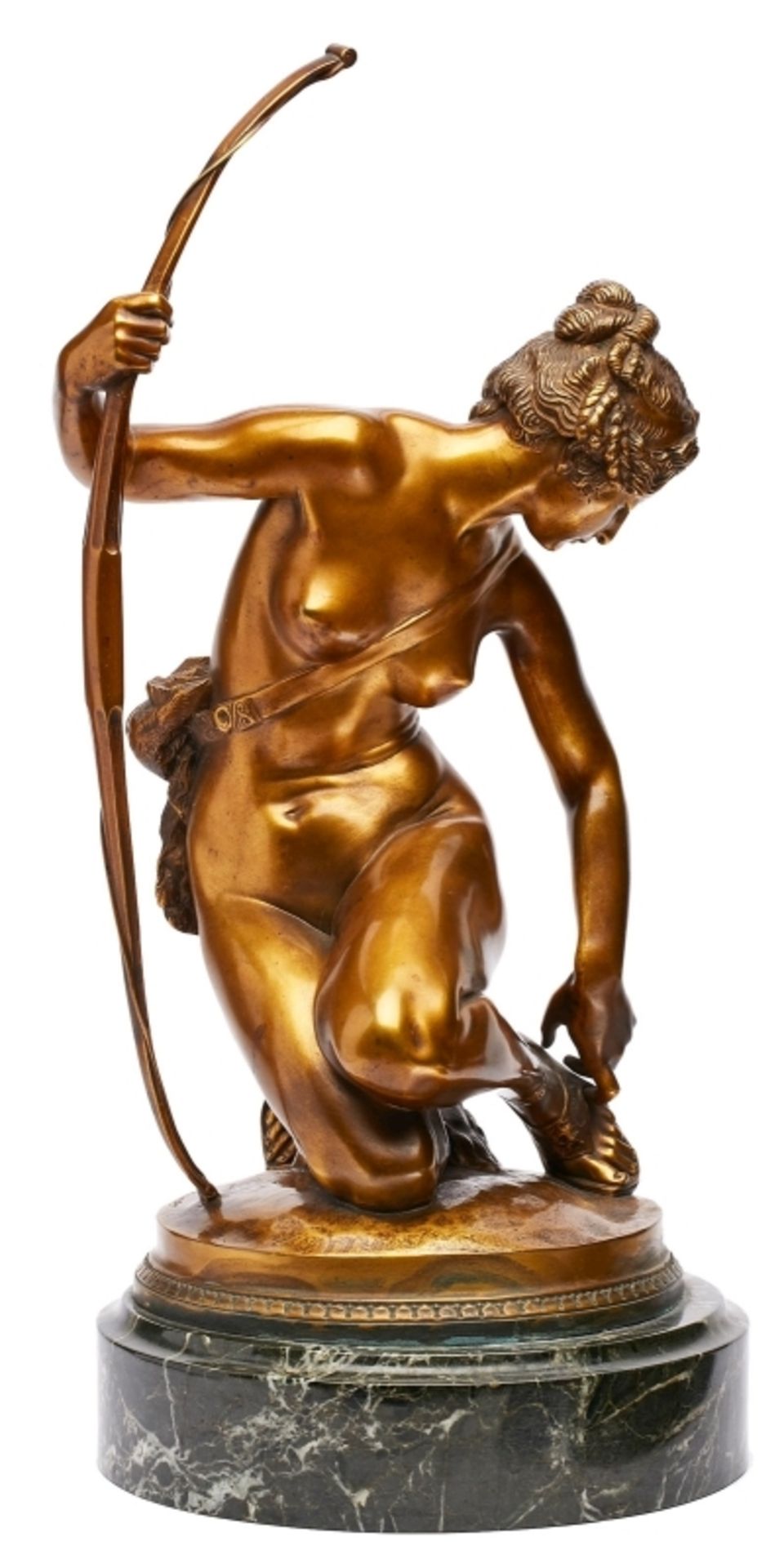 Bronze Karl Kretschmer: Diana, um 1900.