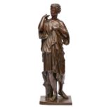 Bronze nach antikem Vorbild: "Diana von Gabii", wohl Anf. 20. Jh.