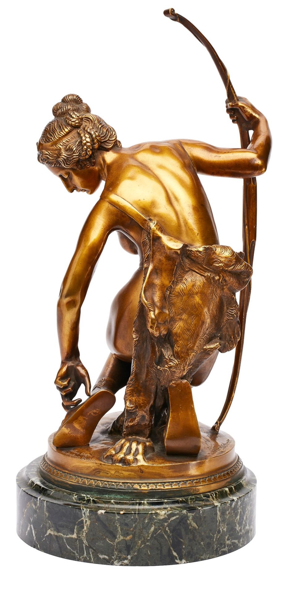 Bronze Karl Kretschmer: Diana, um 1900. - Bild 3 aus 11