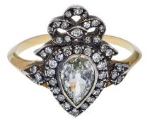 Kl. Diamant-Ring um 1900