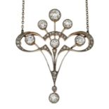 Jugendstil-Diamant-Collier um 1910