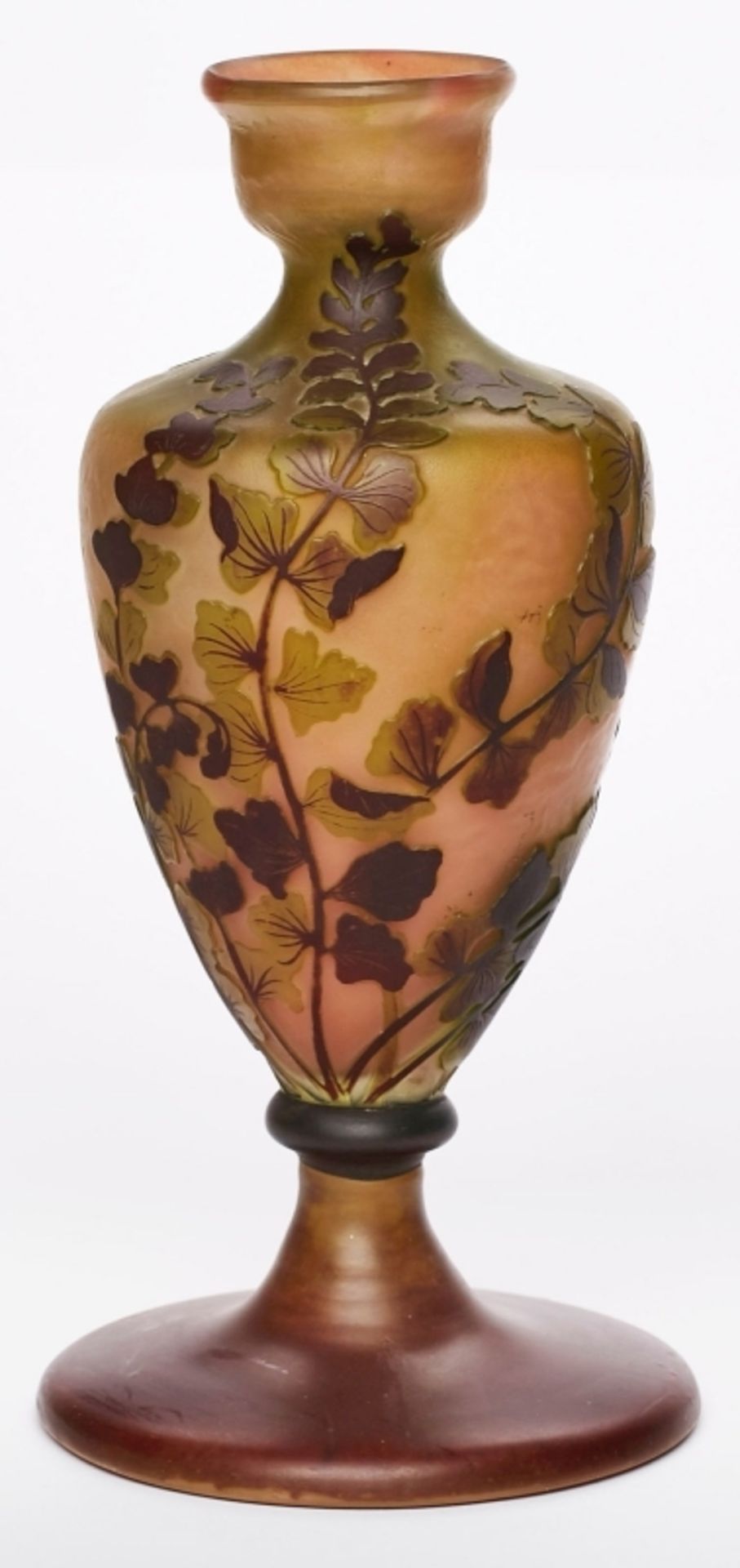 Vase auf Rundfuß, Gallé um 1904.