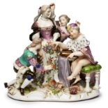 "Amor als Arzt", Meissen um 1760.