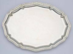 Kl. ovales Tablett, Barock-Stil, Italien Ende 20. Jh.