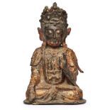 Buddha, Tibet wohl 19. Jh., Bronze