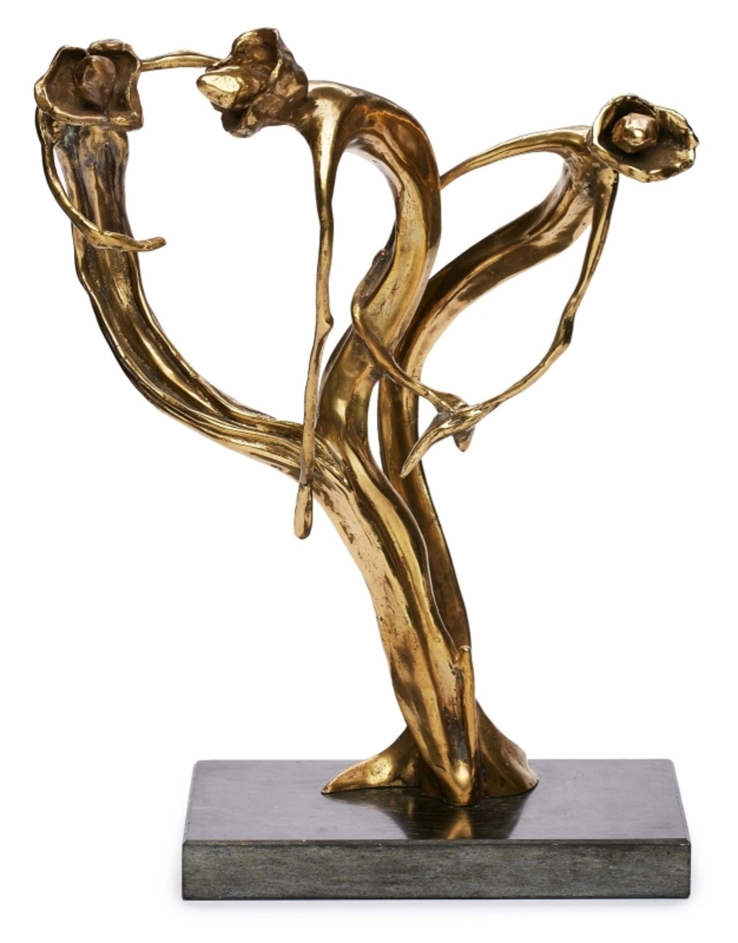 Bronze Marisa Ruberti: "3 Grazien", wohl um 1980.