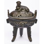 Bronze-Räuchergefäß, China um 1800