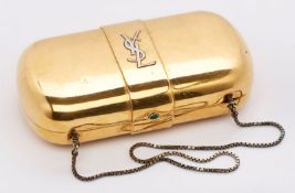 Clutch/ kl. Handtasche, Yves Saint Laurent um 1980.