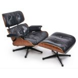 Lounge Chair und Ottoman, Design/Entwurf: Charles & Ray Eames
