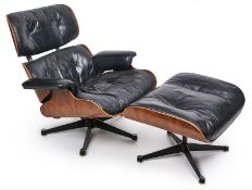 Lounge Chair und Ottoman, Design/Entwurf: Charles & Ray Eames