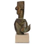 Bronze Justo Barboza: "Manantial"/ Weiblicher Torso, 1991.