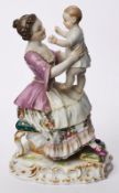 "Mutterliebe", Meissen um 1900.