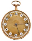 Musik-Taschenuhr, wohl Schweiz um 1830