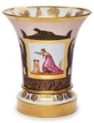 Vase auf Sockel, Empire, wohl Paris um 1800.