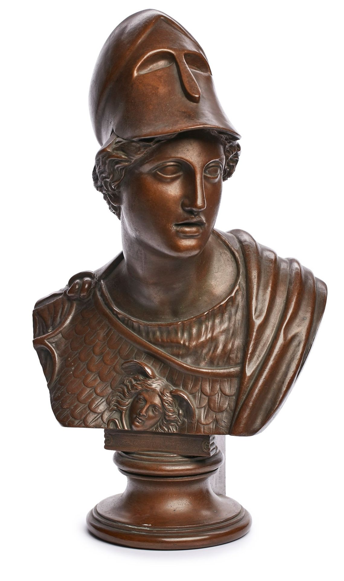 Bronze nach antikem Vorbild: Athena, Anf. 20. Jh. - Bild 2 aus 2