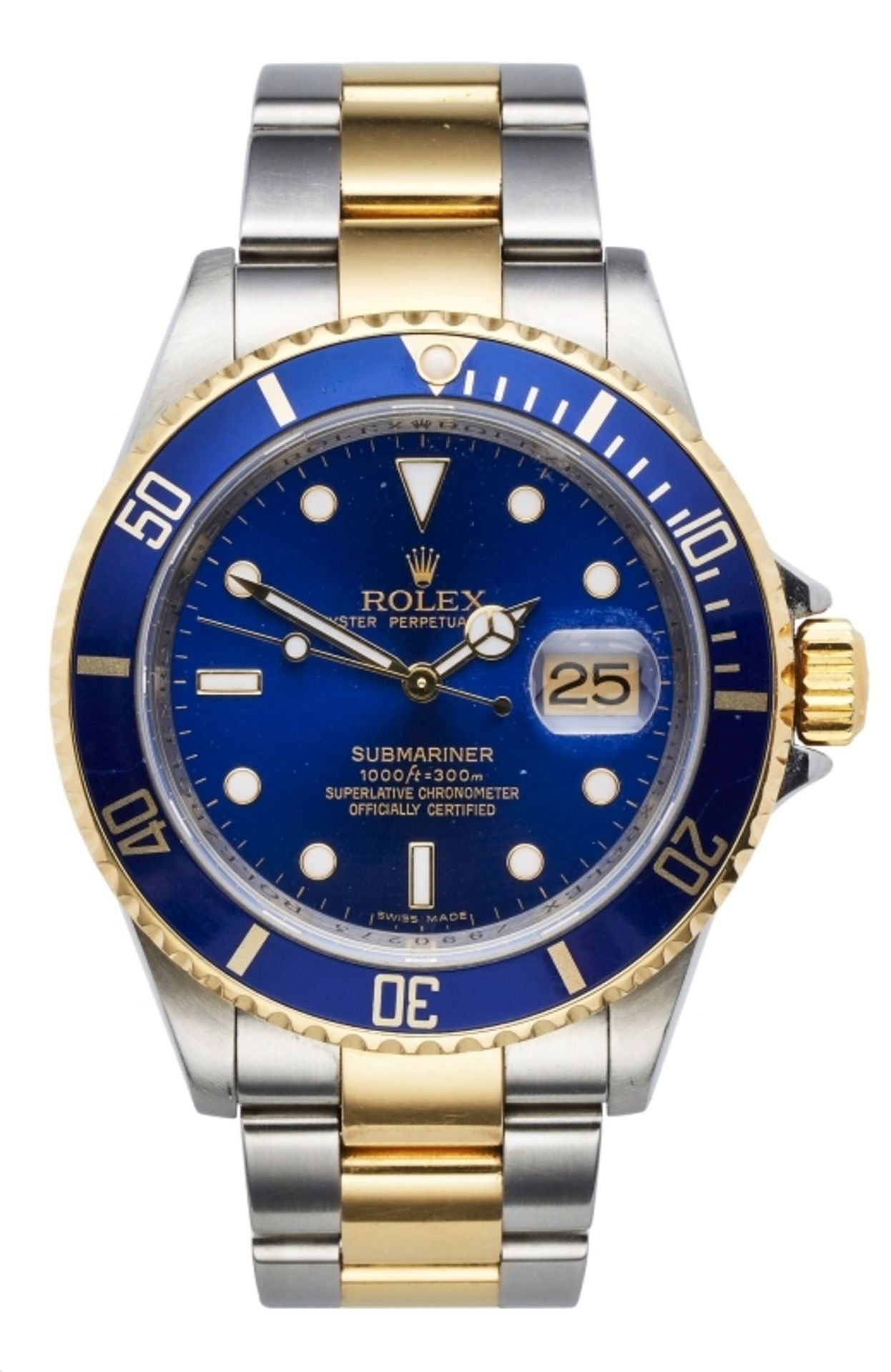 Herrenarmbanduhr/Chronometer Rolex "Oyster Perpetual Date Submariner", 2007