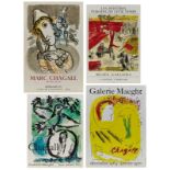 4 Plakate Marc Chagall