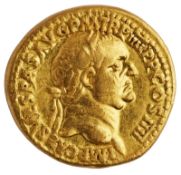 Aureus, Kaiser Vespasian, Römisches Reich 72 - 73 n. Ch.