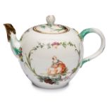 Teekännchen "Galanterie", Meissen Punktzeit (1763-1813).