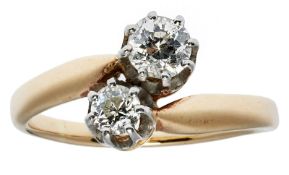 Diamant-Ring, sog. "Toi-et-Moi"