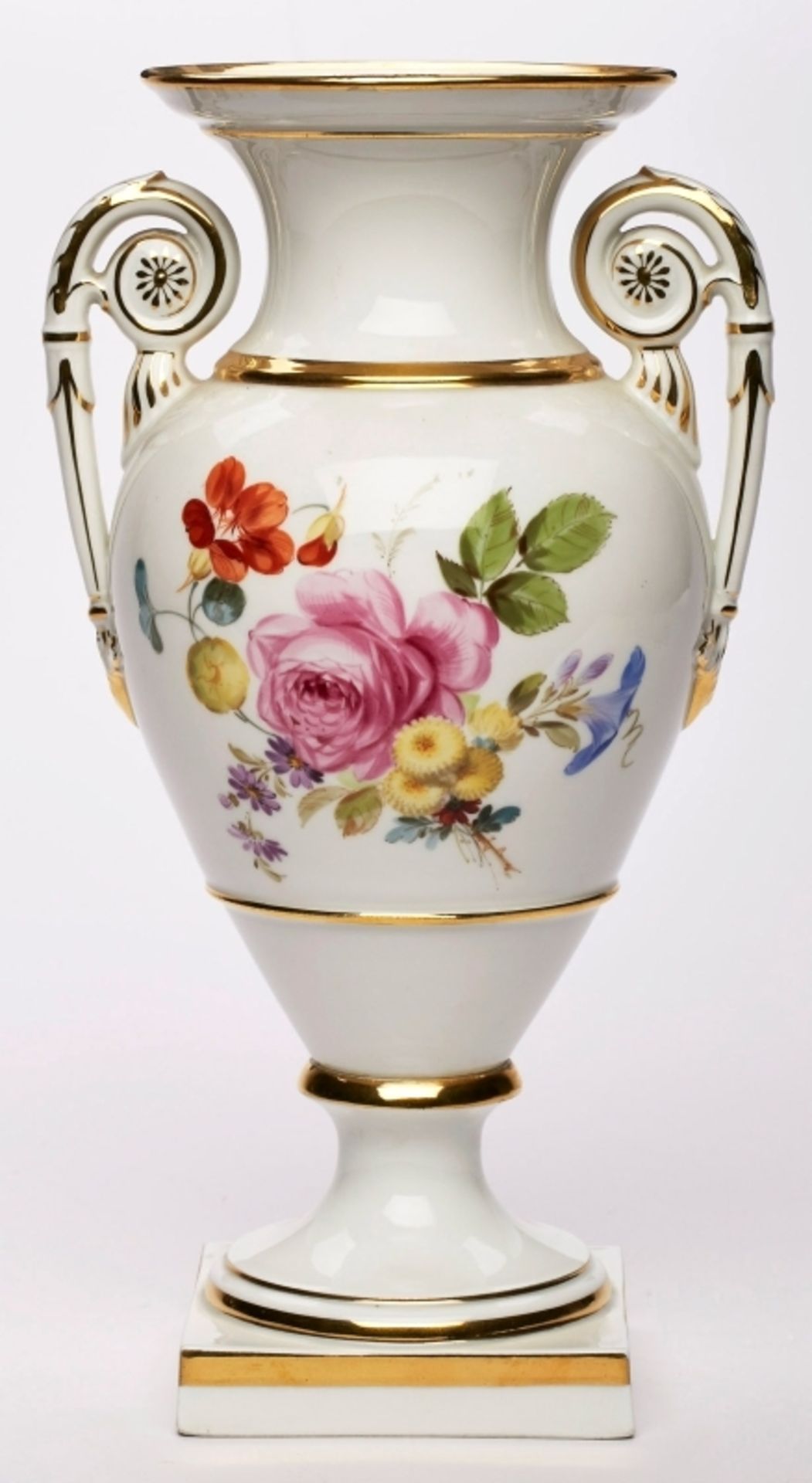 Amphorenvase, Meissen um 1880.