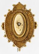 Ornament-Anhänger/Brosche, Historismus um 1880