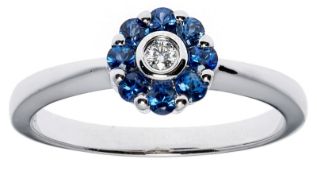 Brillant-Saphir-Ring