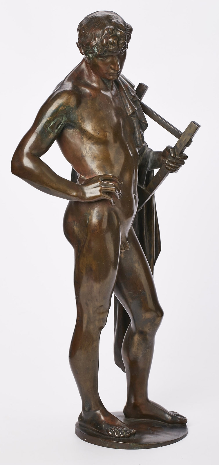 Gr. Bronze Georg Mattes, "Orpheus" - Image 2 of 4