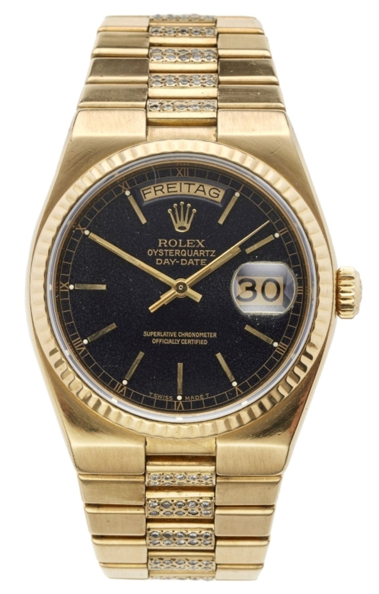 Herrenarmbanduhr Rolex Oysterquartz Day-Date, 1980