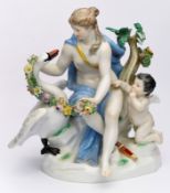 Leda mit dem Schwan, Meissen um 1890.