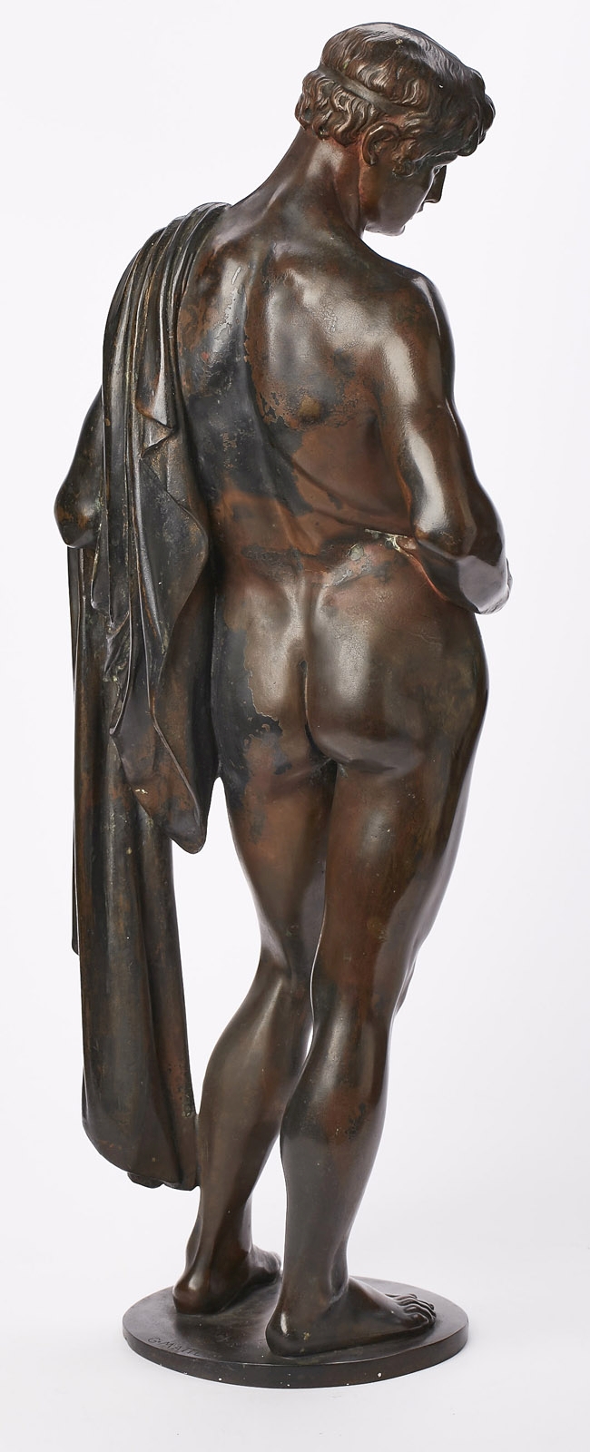 Gr. Bronze Georg Mattes, "Orpheus" - Image 4 of 4